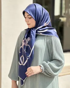 روسری ابریشمی طرح اسب